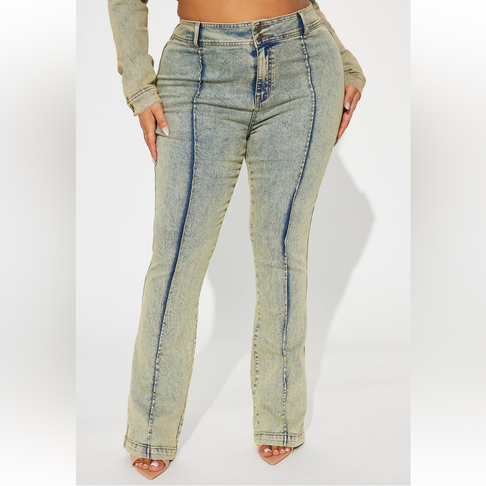 Vittoria Tinted Stretch Skinny Jeans - Light Wash JACKET ALSO POSTED